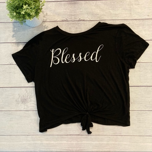 Dirty Laundry Tops - Black Blessed shirt. Dirty Laundry. Like brand new from a smoke free home.